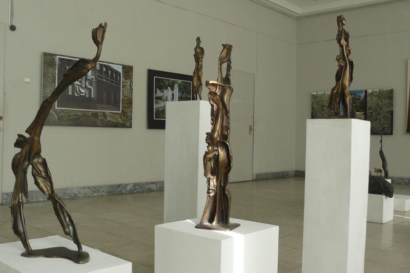 Полиптих «Зрители». 2011. Бронза