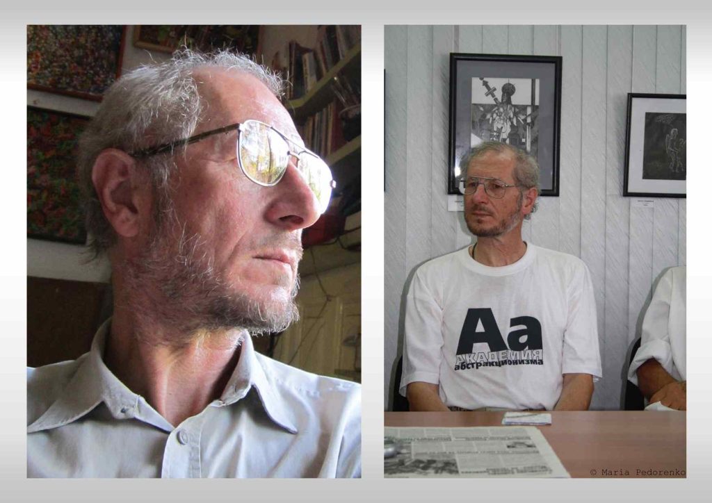 Портрет Дмитрия Александровича Филова и открытие выставки «Академия абстракционизма». 2010