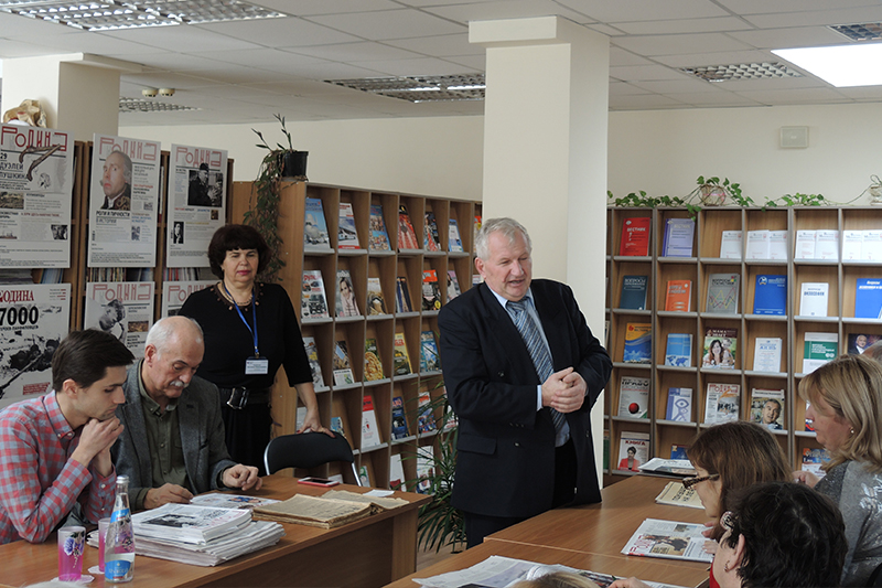 Выступление декана КРИППО Балана В. П.